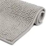 Beautissu Vorleger, Hellgrau, Textil, 50x50 cm, Badtextilien, Badematten