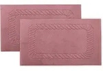 Zollner Badematte,, Altrosa, Textil, 50x70 cm, Oeko-Tex&reg; Standard 100,...