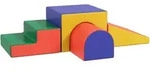 Homcom Bausteinset, Rot, Kunststoff, 50x39x150 cm, Spielzeug, Kinderspielzeug,