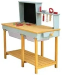Home Deluxe Spielbank, Blau, Holz, 80x85x36.7 cm, Outdoor Spielzeug,...