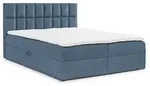 Fun M&ouml;bel Boxbett, Hellblau, Textil, 200x220 cm, Schlafzimmer, Betten,