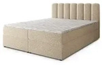 Masseno Boxbett, Creme, Holz, 140x200 cm, Schlafzimmer, Betten, Boxspringbetten