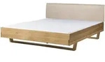 Massivmoebel24 Holzbett, Natur, Beige, Holz, Echtholz,Fichte, 180x200 cm,