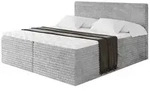 Boxbett, Hellgrau, Holzwerkstoff, H4, 140x200 cm, Schlafzimmer, Betten,