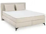 luma-home Boxspringbett, Beige, Metall, H4, H&ouml;he ca. 17 cm, einzeln