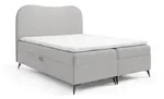 Fun M&ouml;bel Boxbett, Grau, Textil, 160x220 cm, Schlafzimmer, Betten, Boxspringbetten