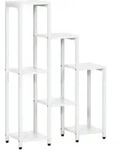 Outsunny Blumenst&auml;nder, Wei&szlig;, Kunststoff, 23x94.5x65 cm, Wohnzimmer,