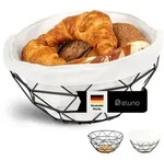 eluno Obstkorb,, Schwarz, Metall, 14 cm, Essen & Trinken, Geschirr, Schalen &