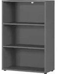 Kadima Design Aktenregal-Universal, Schwarz, Holzwerkstoff, Rechteckig, 80x120x40 cm,