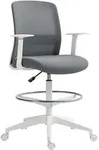 Homcom B&uuml;rostuhl, Grau, Textil, 57.5x121x61.5 cm, Arbeitszimmer, B&uuml;rost&uuml;hle,