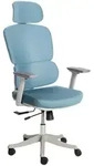 Beliani B&uuml;rostuhl, Blau, Textil, 50x121x63 cm, Arbeitszimmer, B&uuml;rost&uuml;hle,