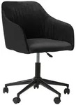 Beliani B&uuml;rodrehstuhl, Schwarz, Kunststoff, 1-Sitzer, 46x79x64 cm,...