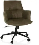 Mid.you Drehstuhl, Gr&uuml;n, Textil, Drehkreuz, 54x85x70 cm, Arbeitszimmer,