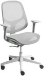 Beliani B&uuml;rostuhl, Hellgrau, Textil, 60x93x60 cm, Arbeitszimmer, B&uuml;rost&uuml;hle,