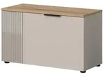 Inn.Furn Garderobenbank, Kaschmir, Eiche, Kunststoff, Nachbildung,Eiche, Uni, 2