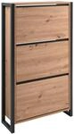 Livetastic Schuhkipper, Anthrazit, Eiche Artisan, Holzwerkstoff, 70x125x25 cm,
