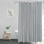 Duschvorhang, Grau, Textil, 240x180 cm, Badtextilien, Duschvorh&auml;nge