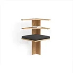 Livinity&reg; Esszimmer-Eckbank, Sonoma Eiche, Holzwerkstoff, Quadratisch,...