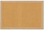 Kunstloft Fussmatte, Beige, Naturmaterialien, Beton Optik, Rechteckig, 40x1 cm, f&uuml;r