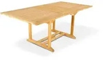SAM Gartentisch, Beige, Holz, Rechteckig, 180x75x240 cm, Gartenm&ouml;bel, Gartentische,