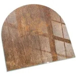 Tulup Glasplatte, Braun, Glas, Quadratisch, 100x100x0.4 cm, Kleinm&ouml;bel, Kamine...