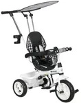 Homcom 6-In-1, Wei&szlig;, Metall, 47x98x105 cm, Outdoor Spielzeug, Kinderfahrzeuge