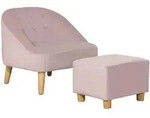 Homcom Kindersessel,, Rosa, Holz, 51x50x51 cm, Kinderzimmer & Jugendzimmer,