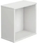 Paidi Wandregal, Wei&szlig;, Holzwerkstoff, 35x35x18.7 cm, Blauer Engel, Goldenes M,