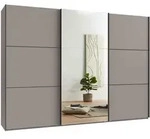 luma-home Schwebet&uuml;renschrank, Sand, Holzwerkstoff, Nachbildung, 3 F&auml;cher,...