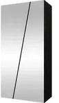Mirjan24 Dreht&uuml;renschrank, Schwarz, Kunststoff, Rechteckig, 100x202x50 cm,