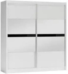 Masseno Schwebet&uuml;renschrank, Wei&szlig;, Holzwerkstoff, 4 F&auml;cher, Rechteckig,...