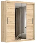Masseno Schwebet&uuml;renschrank, Sonoma Eiche, Holzwerkstoff, 4 F&auml;cher,...