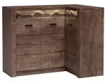 Masseno Kommode, Dunkelbraun, Holzwerkstoff, 131x103.5x42 cm, Wohnzimmer,...