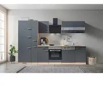 Respekta K&uuml;chenblock, Grau, Eiche, Holzwerkstoff, 1 Schublade(n),1 Schublade(n)