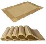 Intirilife Platzset, Gold, Kunststoff, 30x0.16x45 cm, Wohntextilien, Tischw&auml;sche,