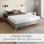 Kaltschaummatratze, Wei&szlig;, Textil, H4, Rechteckig, Schlafzimmer, Matratzen Shop,