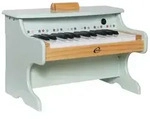 Coemo Kinderklavier, Gr&uuml;n, Holzwerkstoff, 25x42 cm, unisex, CE, Spielzeug,