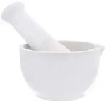 Orion Gew&uuml;rzm&ouml;rser, Wei&szlig;, Keramik, 8.5x5.8x8.5 cm, Kochen, K&uuml;chenhelfer,