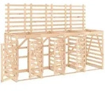 Deluke 4Er, Natur, Holz, 318x128.5x91.5 cm, Aufbewahrung & Schutzh&uuml;llen