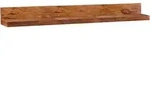 Kadima Design Wandregal, Braun, Holz, Echtholz, Rechteckig, 160x17x24 cm, Wohnzimmer,