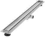 LuxeBath Duschrinne, Silber, Metall, Rechteckig, 13.9x7.8x94 cm, Badezimmer, Baden &
