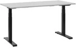 Beliani Schreibtisch, Grau, Holzwerkstoff, 130x63x72 cm, Arbeitszimmer,