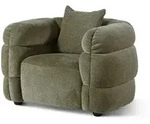 Massivmoebel24 Sessel, Gr&uuml;n, Kunststoff, 1-Sitzer, 119x76x94 cm, Wohnzimmer, Sessel,