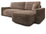 Masseno Ecksofa, Beige, Textil, 3-Sitzer, L-Form, 280x157 cm, Wohnzimmer, Sofas...