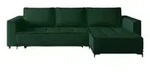 Fun M&ouml;bel Ecksofa, Gr&uuml;n, Textil, Ottomane rechts, 240x140 cm, Wohnzimmer,...