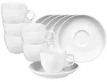 Seltmann Weiden Espressotassen, Wei&szlig;, Keramik, Kaffee & Tee, Tassen, Espressotassen