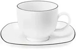 Seltmann Weiden Kaffeetasse, Wei&szlig;, Keramik, 0.22 L, Rechteckig, 14.6x8.7x14.6...