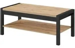 Masseno Couchtisch, Eiche, Holzwerkstoff, Rechteckig, 120x48x60 cm, Wohnzimmer,