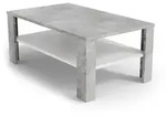 Vicco Couchtisch, Grau, Holzwerkstoff, 2 F&auml;cher, Rechteckig,Rechteckig,...