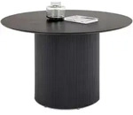 Idimex Esstisch, Schwarz, Metall, Mode, Rund, 120x75x120 cm, Esszimmer, Tische,
